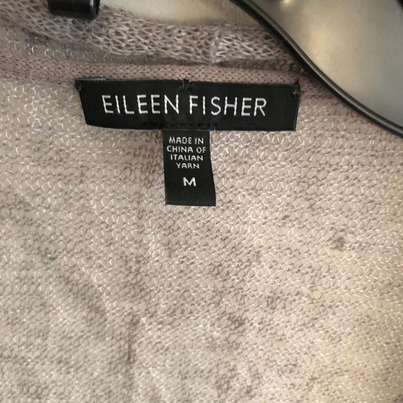 Eileen Fisher Grey Linen Vest - Picture 6 of 6